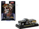 1977 Chevrolet Cheyenne Super 30 Pickup Truck Dia De Los Muertos Black with Graphics Limited Edition to 9900 pieces Worldwide 1/64 Diecast Model Car M2 Machines 31500-MJS90