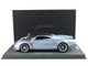 Pagani Huayra Codalunga Azzurro Sardegna Matt Blue Metallic with Black Top with DISPLAY CASE Limited Edition to 200 pieces Worldwide 1/18 Model Car BBR P18228A