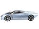 Pagani Huayra Codalunga Azzurro Sardegna Matt Blue Metallic with Black Top with DISPLAY CASE Limited Edition to 200 pieces Worldwide 1/18 Model Car BBR P18228A