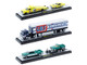 Auto Haulers Set of 3 Trucks Release 88 Limited Edition to 9600 pieces Worldwide 1/64 Diecast Model Cars M2 Machines 36000-88