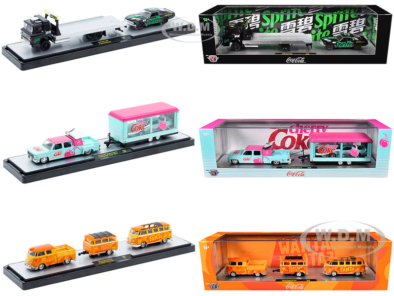 Auto Haulers Soda Set of 3 pieces Release 40 Limited Edition to 8200 pieces Worldwide 1/64 Diecast Model Cars M2 Machines 56000-TW40