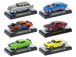 Ground Pounders 6 Cars Set Release 31 IN DISPLAY CASES Limited Edition 1/64 Diecast Model Cars M2 Machines 82161-31