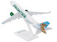 Airbus A320neo Commercial Aircraft Frontier Airlines Wilbur the Whitetail N301FR White with Tail Graphics Snap-Fit 1/150 Plastic Model Skymarks SKR907