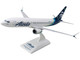 Boeing 737 MAX 8 Commercial Aircraft Alaska Airlines N801AK White Blue Tail Snap-Fit 1/130 Plastic Model Skymarks SKR1172