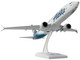 Boeing 737 MAX 8 Commercial Aircraft Alaska Airlines N801AK White Blue Tail Snap-Fit 1/130 Plastic Model Skymarks SKR1172