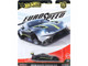 Aston Martin Vantage GTE Dark Gray Metallic with Lime Green Stripes Euro Speed Series Diecast Model Car Hot Wheels JBK76