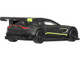 Aston Martin Vantage GTE Dark Gray Metallic with Lime Green Stripes Euro Speed Series Diecast Model Car Hot Wheels JBK76
