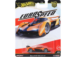 McLaren Solus GT Orange Metallic Euro Speed Series Diecast Model Car Hot Wheels JBK78
