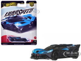 Bugatti Bolide Blue and Dark Blue Metallic Euro Speed Series Diecast Model Car Hot Wheels JBK79