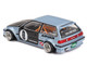 Honda Civic EF Kaido Roulette V1 Blue Metallic with Carbon Hood and Doors Designed by Jun Imai Kaido House Special 1/64 Diecast Model Car Mini GT KHMG179