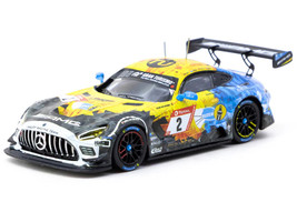 Mercedes AMG GT3 #2 Yelmer Buurman Nico Bastian Philip Ellis Hubert Haupt 24 Hours of Nurburgring 2020 Hobby64 Series 1/64 Diecast Model Tarmac Works T64-062-20NUR02