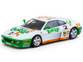 Ferrari 348 Challenge #2 Paolo Cutrera Ferrari 348 Challenge 1993 Hobby64 Series 1/64 Diecast Model Car Tarmac Works T64-082-93CHA02