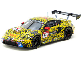 Porsche 911 GT3 R #54 Christian Engelhart Ayhancan Guven Laurin Heinrich Laurens Vanthoor 24 Hours of Nurburgring 2023 Hobby64 Series 1/64 Diecast Model Tarmac Works T64-084-23NUR54