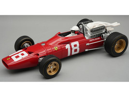 Ferrari 312 67 #18 Lorenzo Bandini Formula One F1 Monaco GP 1967 Mythos Series with Driver Figure and Display Case Limited Edition to 70 pieces Worldwide 1/18 Model Car Tecnomodel TMD18-314A
