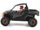 Can Am Commander XT P 1000R Gray and Orange with Driver Figure 1/32 Diecast Model BRP Models 60029