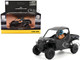 Can Am Commander XT 1000R Matt Black with Driver Figure 1/32 Diecast Model BRP Models 60030 Can Am Commander XT 1000R Matt Black with Driver Figure 1/32 Diecast Model BRP Models 60030