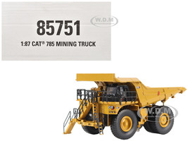 CAT Caterpillar 785 Mining Truck Yellow High Line Series 1/87 (HO) Diecast Model Diecast Masters 85751