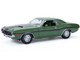 1970 Dodge Challenger R T Hemi F8 Green with Black Stripes and Green Interior Mr Norm s Challenger 1/18 Diecast Model Car Greenlight 13700