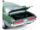 1970 Dodge Challenger R T Hemi F8 Green with Black Stripes and Green Interior Mr Norm s Challenger 1/18 Diecast Model Car Greenlight 13700