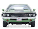 1970 Dodge Challenger R T Hemi F8 Green with Black Stripes and Green Interior Mr Norm s Challenger 1/18 Diecast Model Car Greenlight 13700