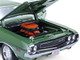 1970 Dodge Challenger R T Hemi F8 Green with Black Stripes and Green Interior Mr Norm s Challenger 1/18 Diecast Model Car Greenlight 13700