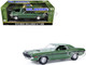 1970 Dodge Challenger R T Hemi F8 Green with Black Stripes and Green Interior Mr Norm s Challenger 1/18 Diecast Model Car Greenlight 13700