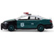 2014 Ford Taurus New York Police Department NYPD Vintage Tribute Livery Green and Black with White Top Hot Pursuit Series 47 1/64 Diecast Model Car Greenlight 43050B