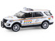 2016 Ford Police Interceptor Utility New York Police Department NYPD Pride Livery White with Rainbow Stripes Hot Pursuit Series 47 1/64 Diecast Model Car Greenlight 43050C