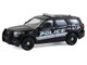 2023 Ford Police Interceptor Utility Whitestown Police Dept Whitestown IN Black Hot Pursuit Series 47 1/64 Diecast Model Car Greenlight 43050D