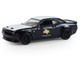 2020 Dodge Challenger SRT Hellcat Texas Department of Public Safety Black and White Hot Pursuit Series 47 1/64 Diecast Model Car Greenlight 43050E