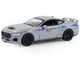 2023 Ford Mustang GT South Carolina Highway Patrol Gray with Blue Stripes Hot Pursuit Series 47 1/64 Diecast Model Car Greenlight 43050F