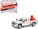 2022 GMC Sierra 3500 HD Pickup Truck Indiana Cardinals Silver Metallic with Red Stripes and Cardinal Figure 2025 Greenlight Waltersons Collector s Expo Exclusive 1/64 Diecast Model Car Greenlight 51684A