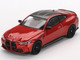 BMW M4 Competition Sakhir Orange Metallic with Carbon Top Limited Edition 1/64 Diecast Model Car Mini GT MGT00811