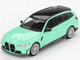 BMW M3 M Performance Touring Mint Green with Black Top Limited Edition 1/64 Diecast Model Car Mini GT MGT00897