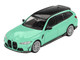 BMW M3 M Performance Touring Mint Green with Black Top Limited Edition 1/64 Diecast Model Car Mini GT MGT00897