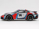 Porsche 911 Dakar #14 Rally 1978 Ice Gray Metallic Limited Edition 1/64 Diecast Model Car Mini GT MGT00964