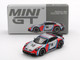 Porsche 911 Dakar #14 Rally 1978 Ice Gray Metallic Limited Edition 1/64 Diecast Model Car Mini GT MGT00964