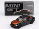 Flying Spur Orange Flame Metallic and Onyx Black Limited Edition 1/64 Diecast Model Car Mini GT MGT00991