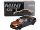 Flying Spur Orange Flame Metallic and Onyx Black Limited Edition 1/64 Diecast Model Car Mini GT MGT00991