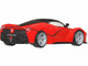 Ferrari LaFerrari Red with Black Top Euro Speed Series Diecast Model Car Hot Wheels JBK55
