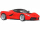 Ferrari LaFerrari Red with Black Top Euro Speed Series Diecast Model Car Hot Wheels JBK55