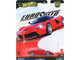 Ferrari LaFerrari Red with Black Top Euro Speed Series Diecast Model Car Hot Wheels JBK55