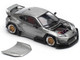 Toyota Pandem GR86 Silver Metallic 1/64 Diecast Model Car Pop Race PR640235