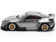 Toyota Pandem GR86 Silver Metallic 1/64 Diecast Model Car Pop Race PR640235