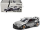 Toyota Pandem GR86 Silver Metallic 1/64 Diecast Model Car Pop Race PR640235
