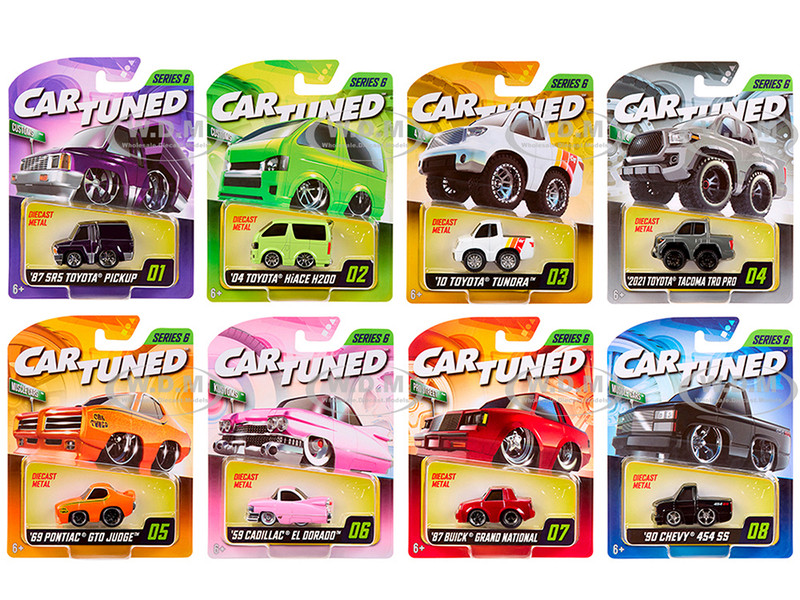 Mainline 2025 Series 6 Set of 8 Pieces Diecast Model Cars CarTuned 592631-XX5