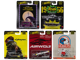 Pop Culture 2025 5 piece Set M Premium Series Diecast Model Cars Hot Wheels HXD63-956M