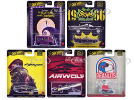 Pop Culture 2025 5 piece Set M Premium Series Diecast Model Cars Hot Wheels HXD63-956M