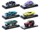 Auto Thentics 6 piece Set Release 103 IN DISPLAY CASES Limited Edition 1/64 Diecast Model Cars M2 Machines 32500-103