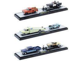 Auto Haulers Set of 3 Trucks Release 89 Limited Edition to 8000 pieces Worldwide 1/64 Diecast Models M2 Machines 36000-89
